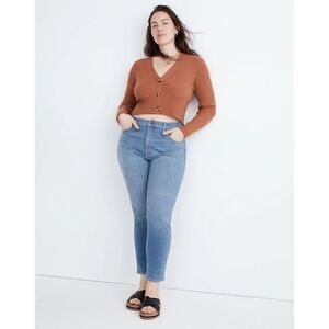 NWT Madewell Plus Stovepipe Jeans in Euclid Wash, Size 28W